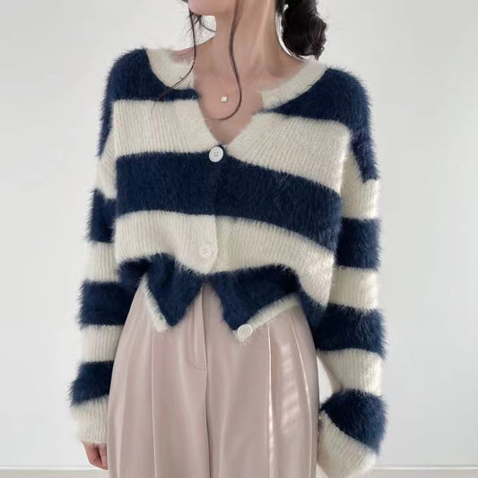 【outer】ゆったりニットカーディガンG23298