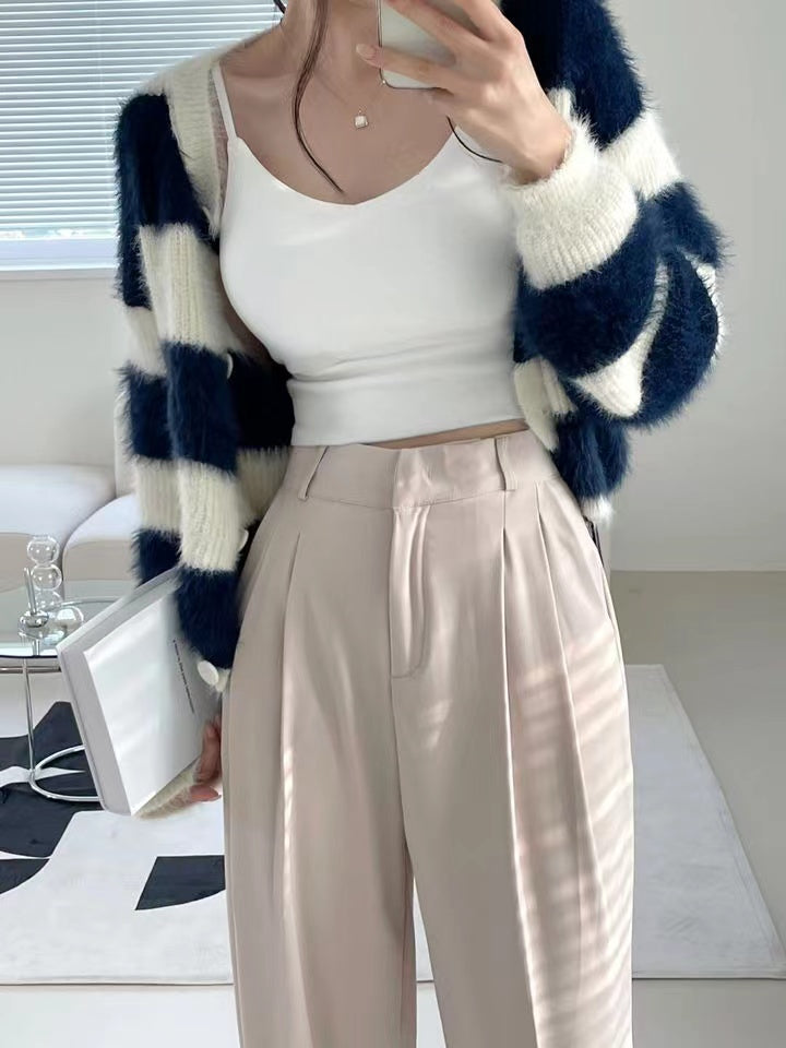 【outer】ゆったりニットカーディガンG23298