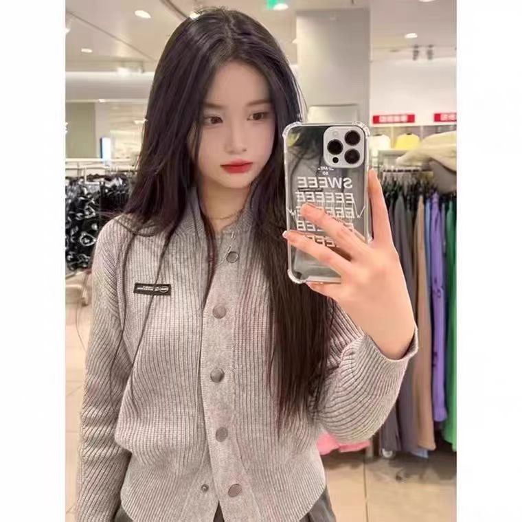 【outer】ニットゆったりカーディガンG23302