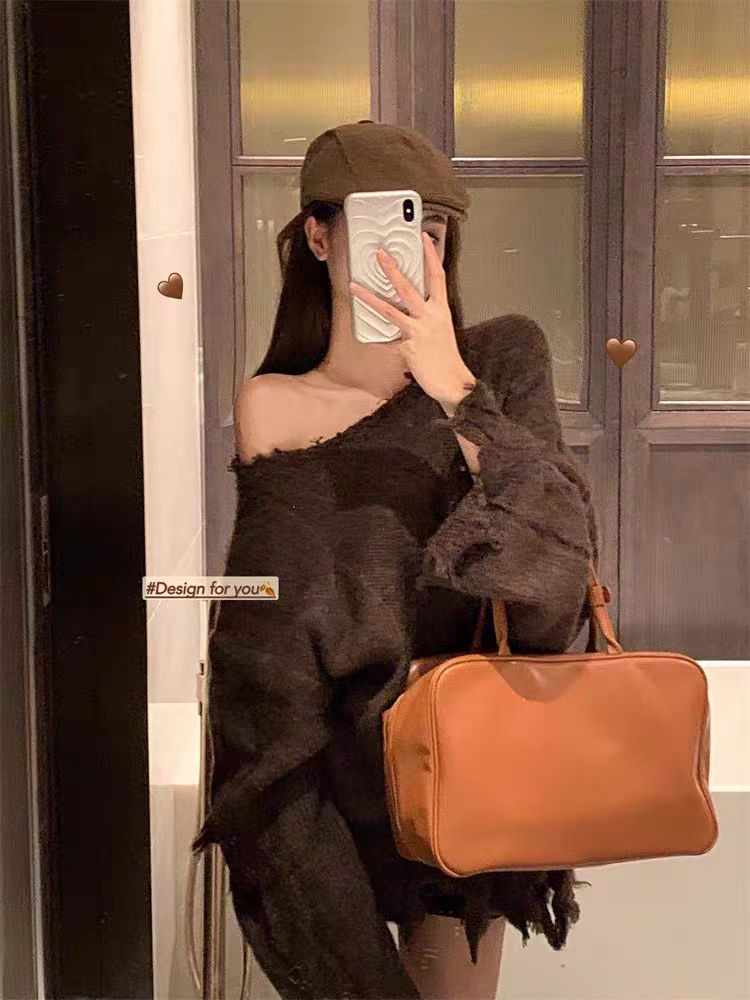 【tops】デザインニットセーターG23312