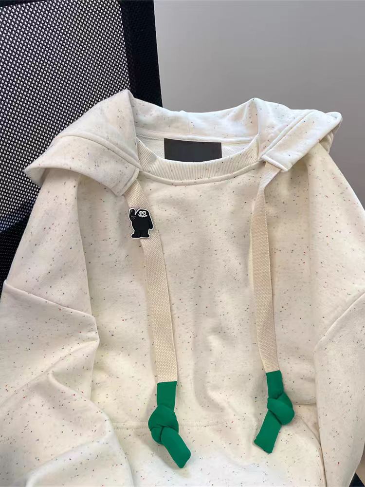 【tops】ゆったりフード付きパーカーG23324