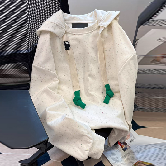 【tops】ゆったりフード付きパーカーG23324