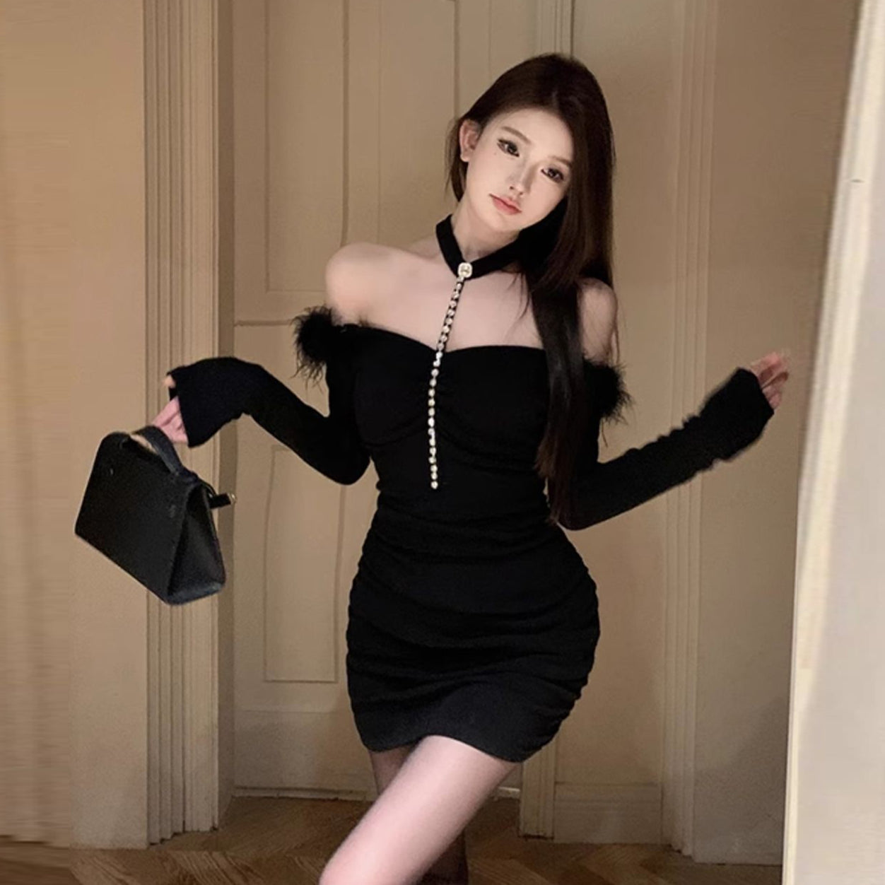 【dress】オフショルダーデートワンピースG23331