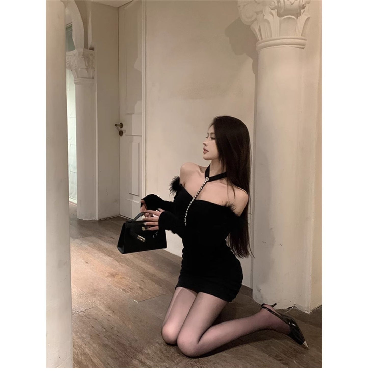 【dress】オフショルダーデートワンピースG23331