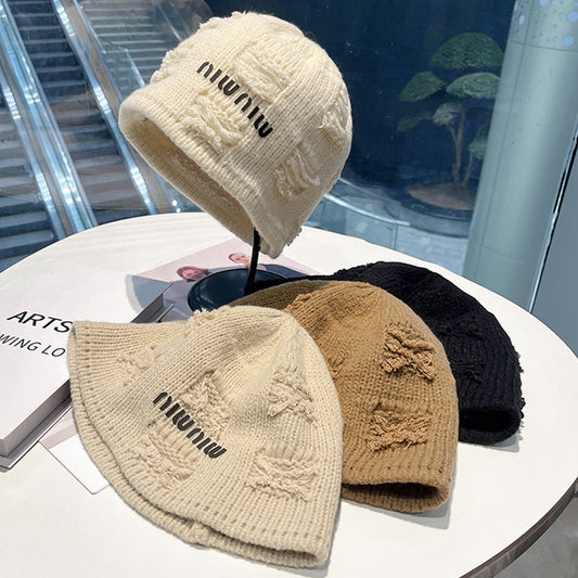 【小物】4色小顔効果ニットサファリハットG23347