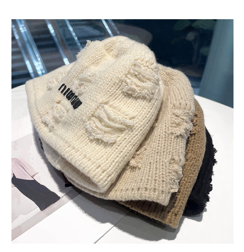 【小物】4色小顔効果ニットサファリハットG23347