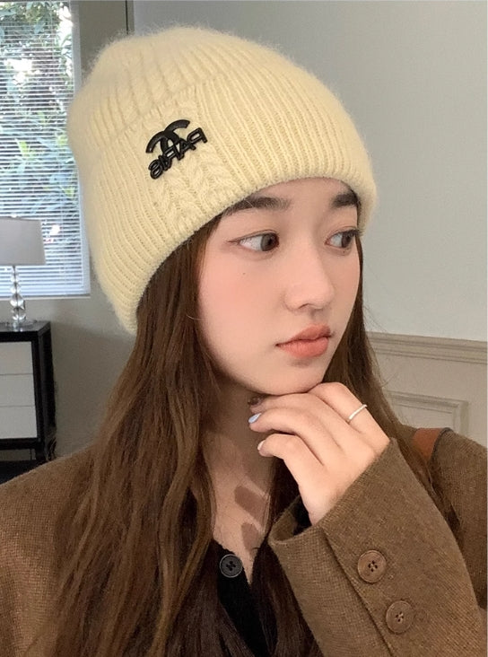 【小物】小顔効果ニット帽子6色選択可G23352