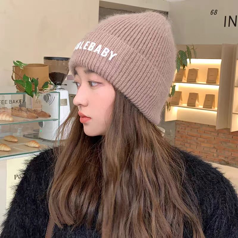 【小物】小顔効果ニット帽子6色G23353