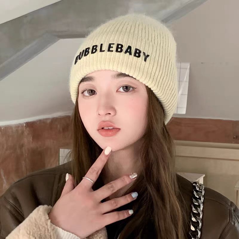 【小物】小顔効果ニット帽子6色G23353