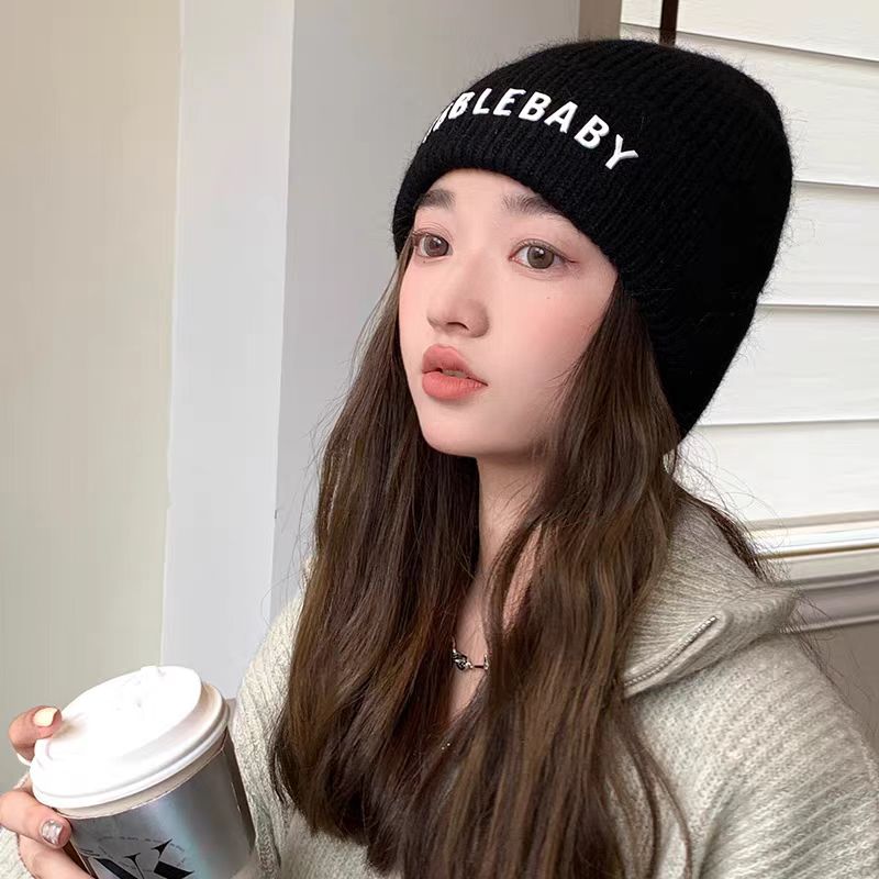 【小物】小顔効果ニット帽子6色G23353