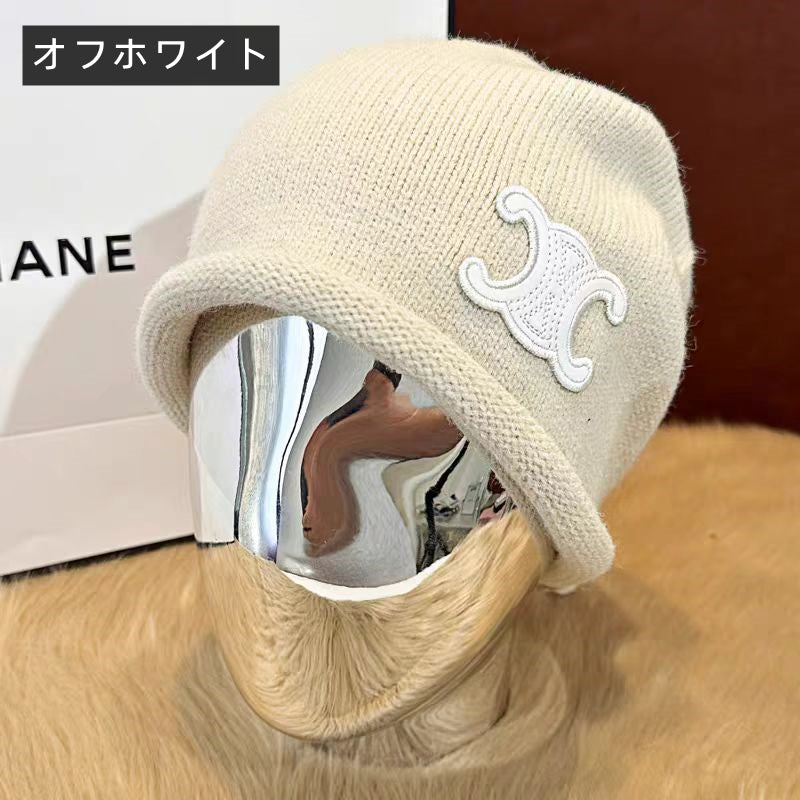 【小物】ニット帽子4色G23356