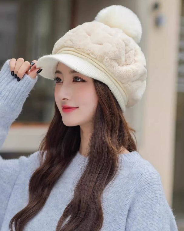 【小物】ファーベースボールキャップG23357