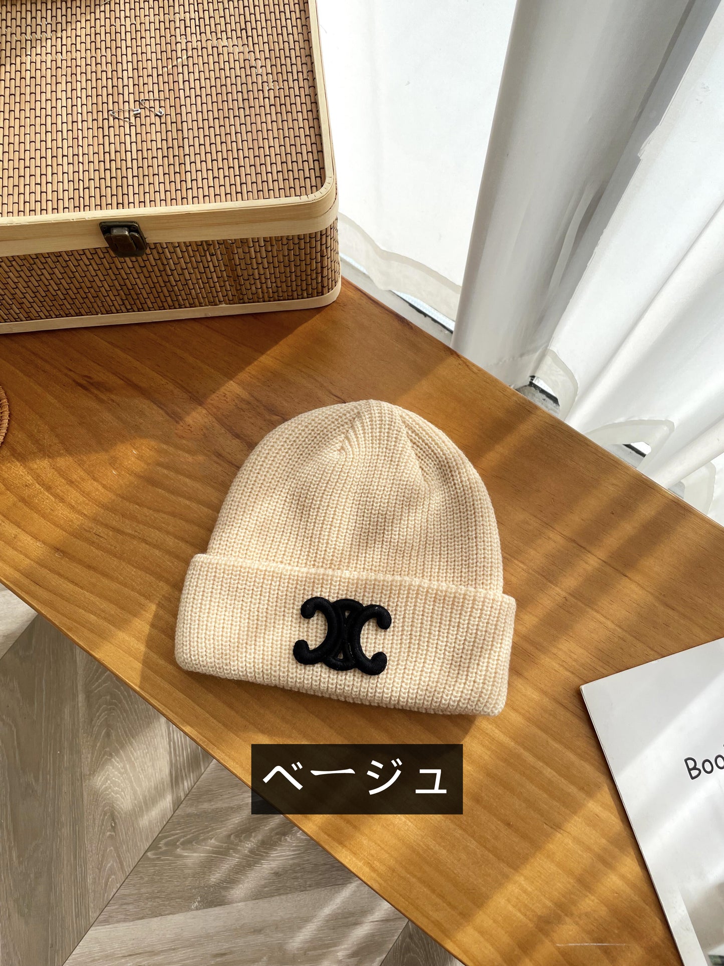 【小物】小顔効果ニット帽子G23360