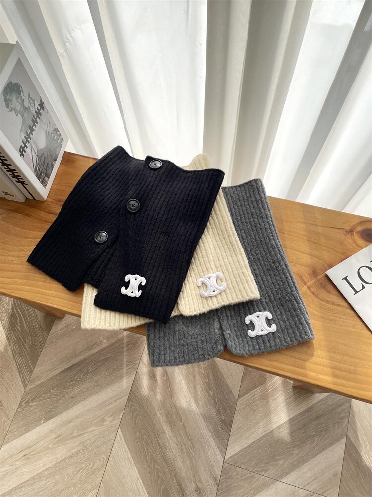 【小物】3色展開ニットスカーフG23361