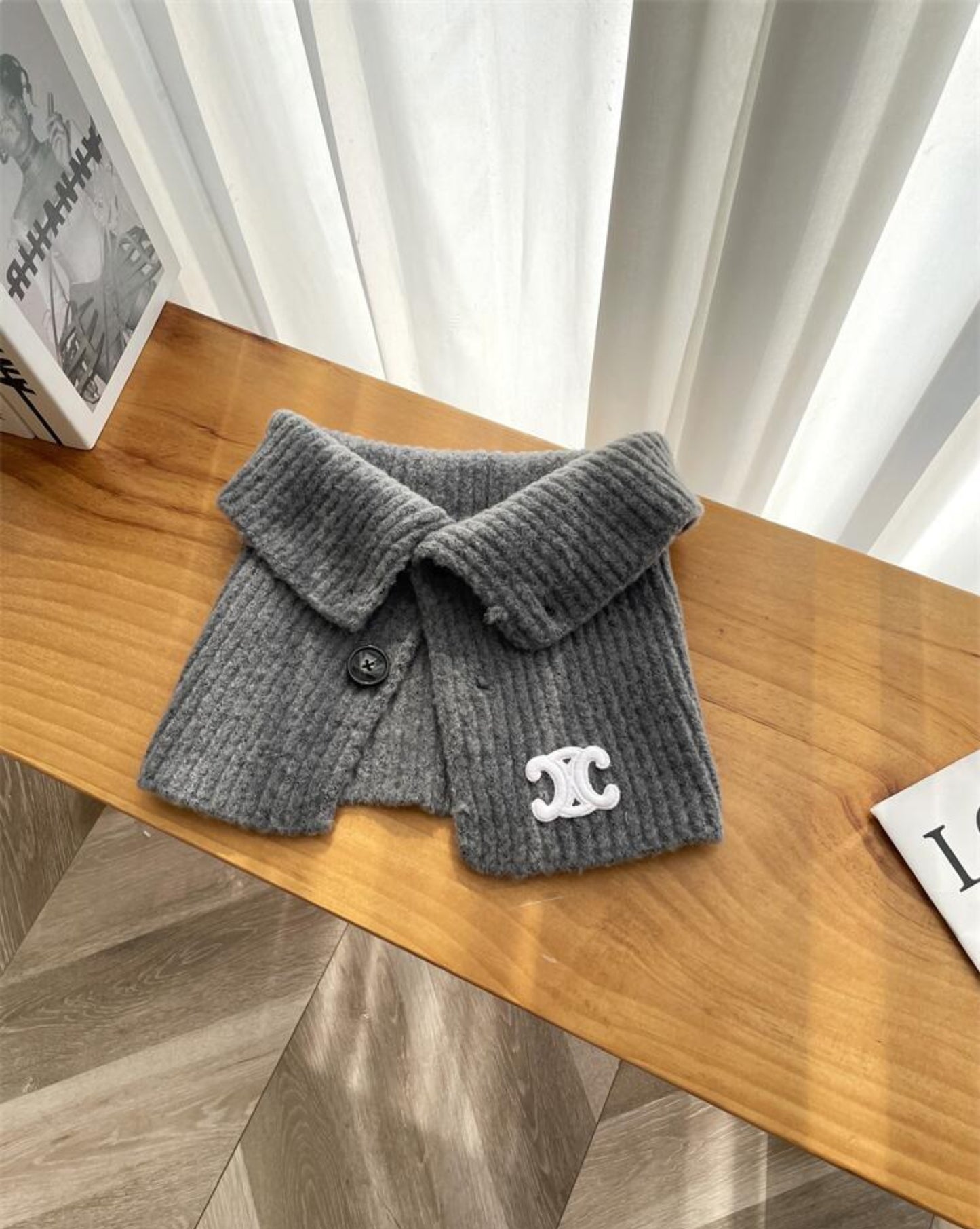 【小物】3色展開ニットスカーフG23361