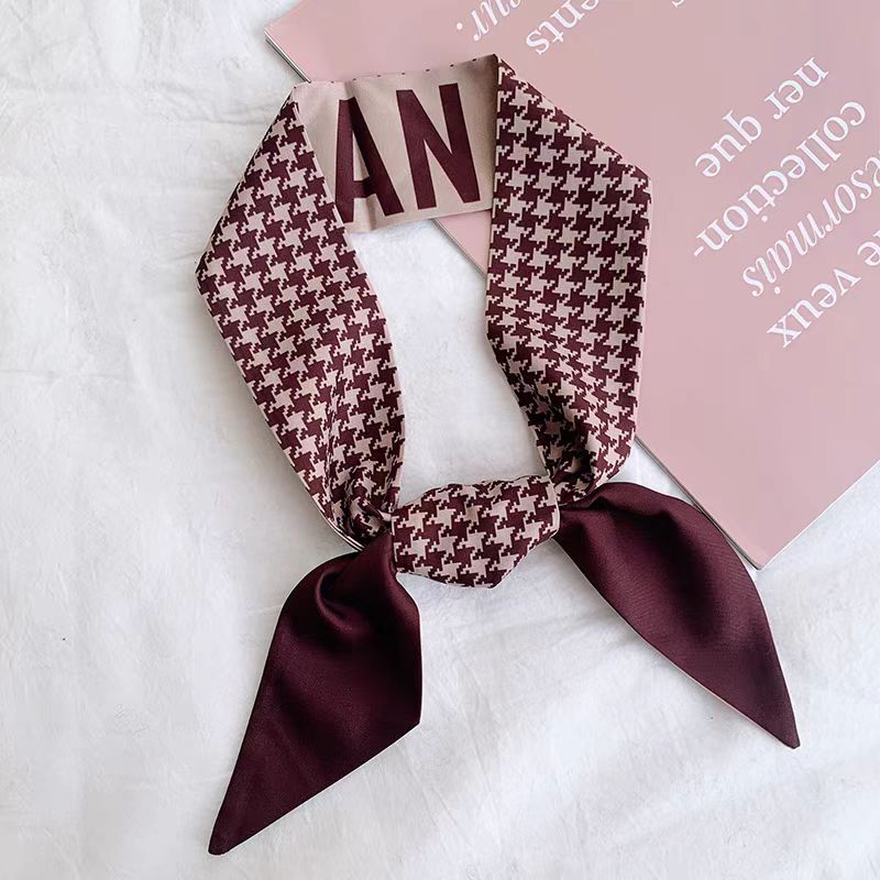 【小物】4色展開プリントスカーフG23365