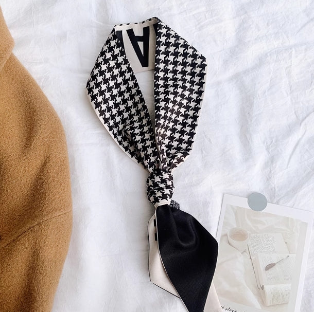 【小物】4色展開プリントスカーフG23365