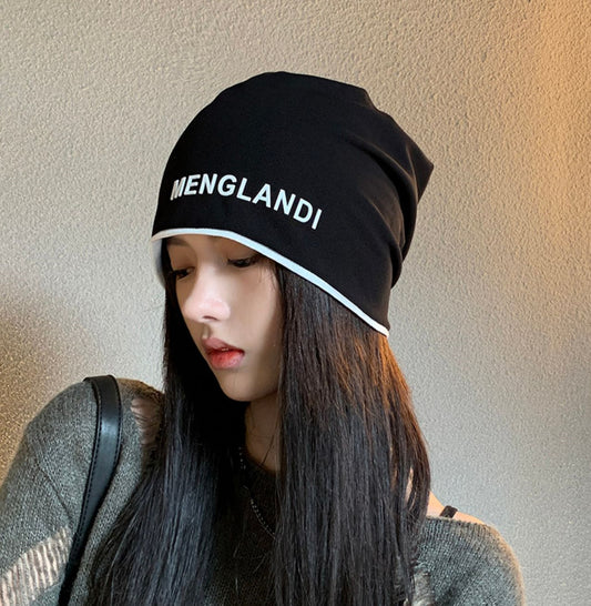 【小物】小顔効果 英字柄帽子G23371