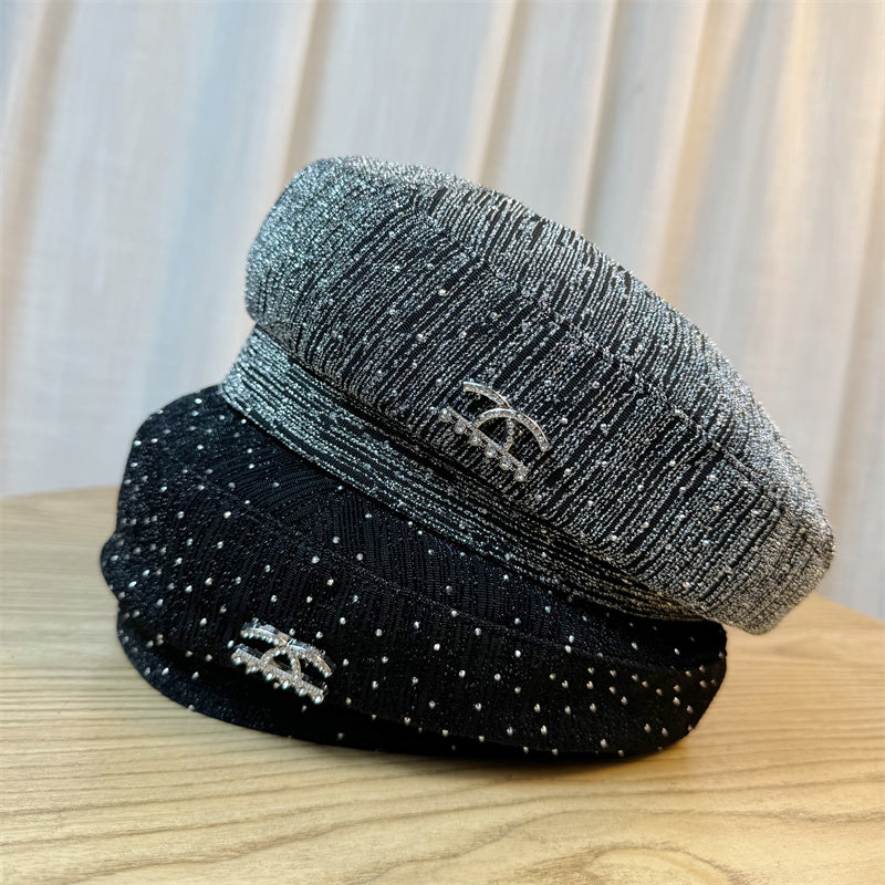 【小物】キラキラベレー帽G23384