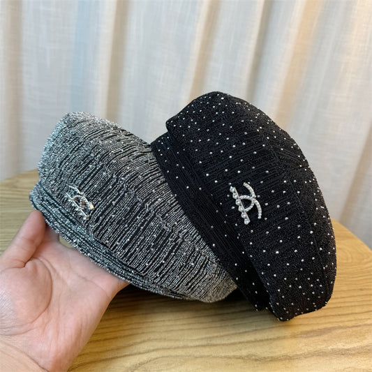 【小物】キラキラベレー帽G23384