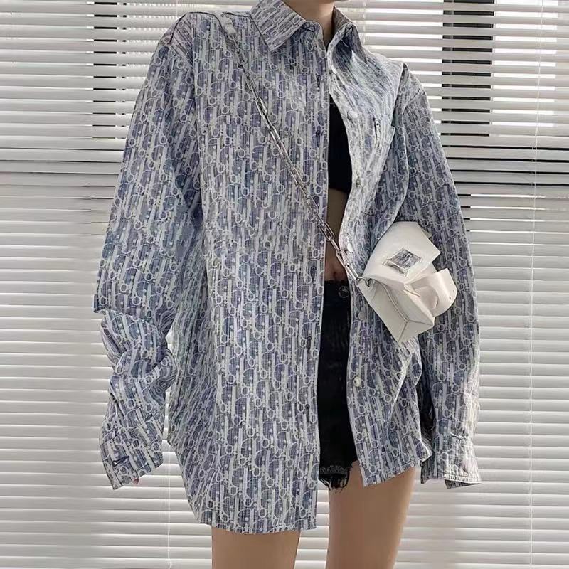 【tops】デザイン長袖シャツG23390