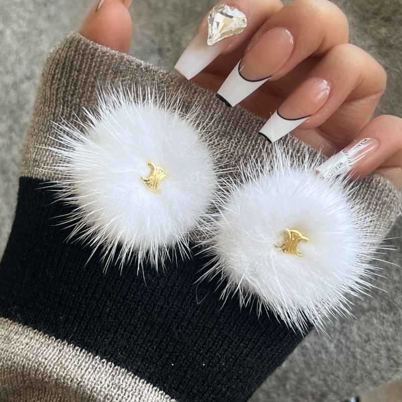 【小物】ファーピアスアクセサリーG23419