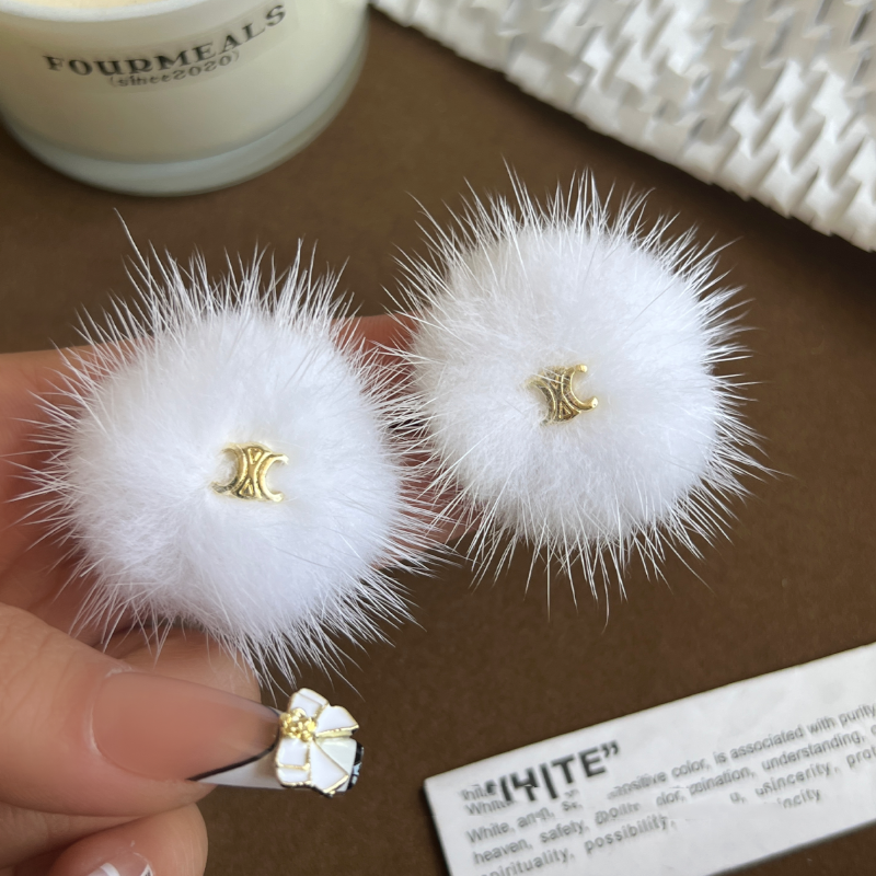 【小物】ファーピアスアクセサリーG23419