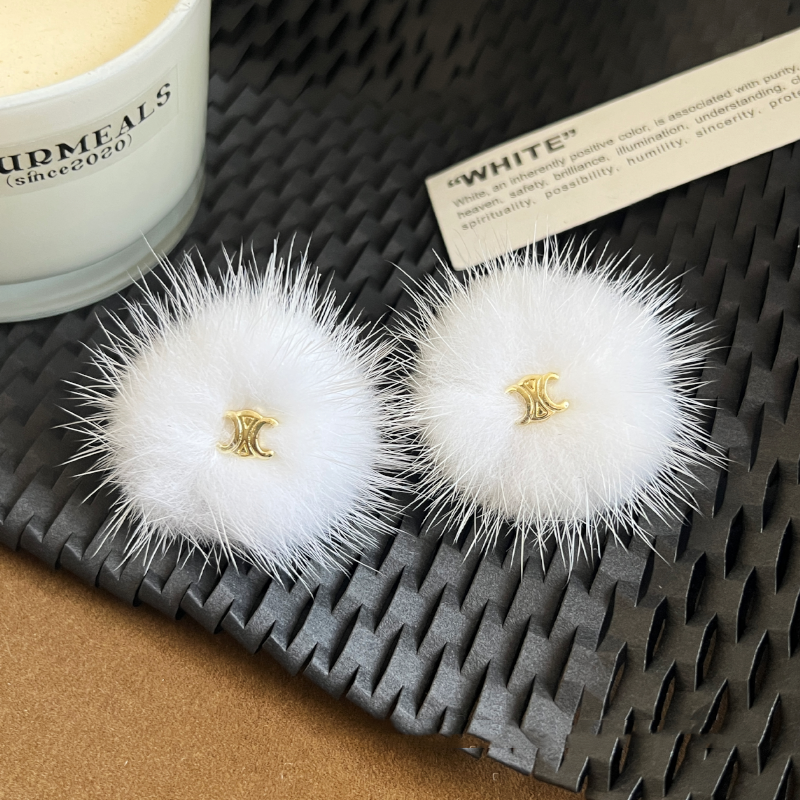 【小物】ファーピアスアクセサリーG23419