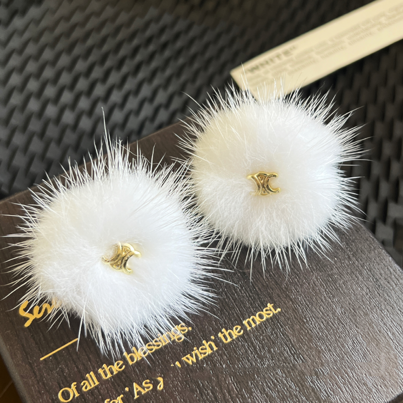 【小物】ファーピアスアクセサリーG23419