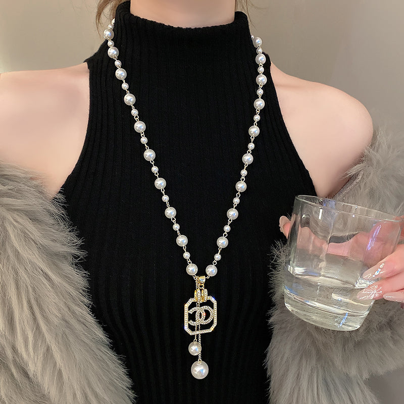 【小物】パールネックレスアクセサリーG23421