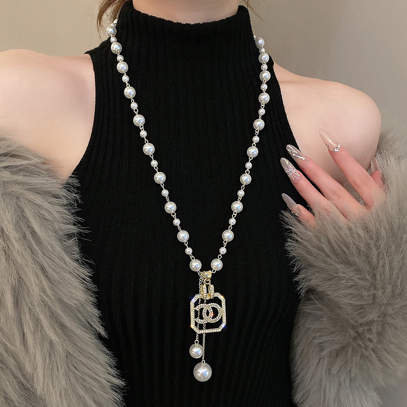 【小物】パールネックレスアクセサリーG23421