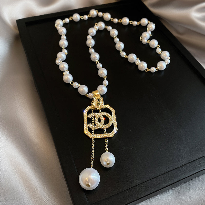 【小物】パールネックレスアクセサリーG23421