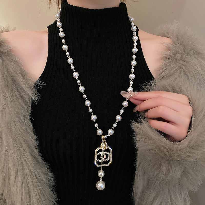 【小物】パールネックレスアクセサリーG23421