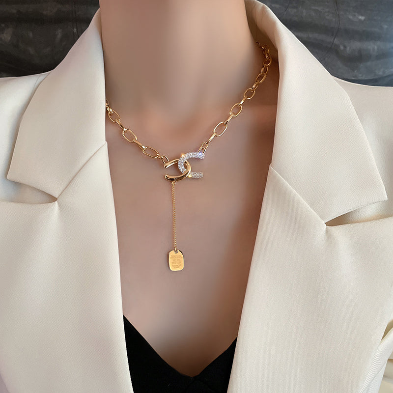 【小物】オシャレネックレスアクセサリーG23422