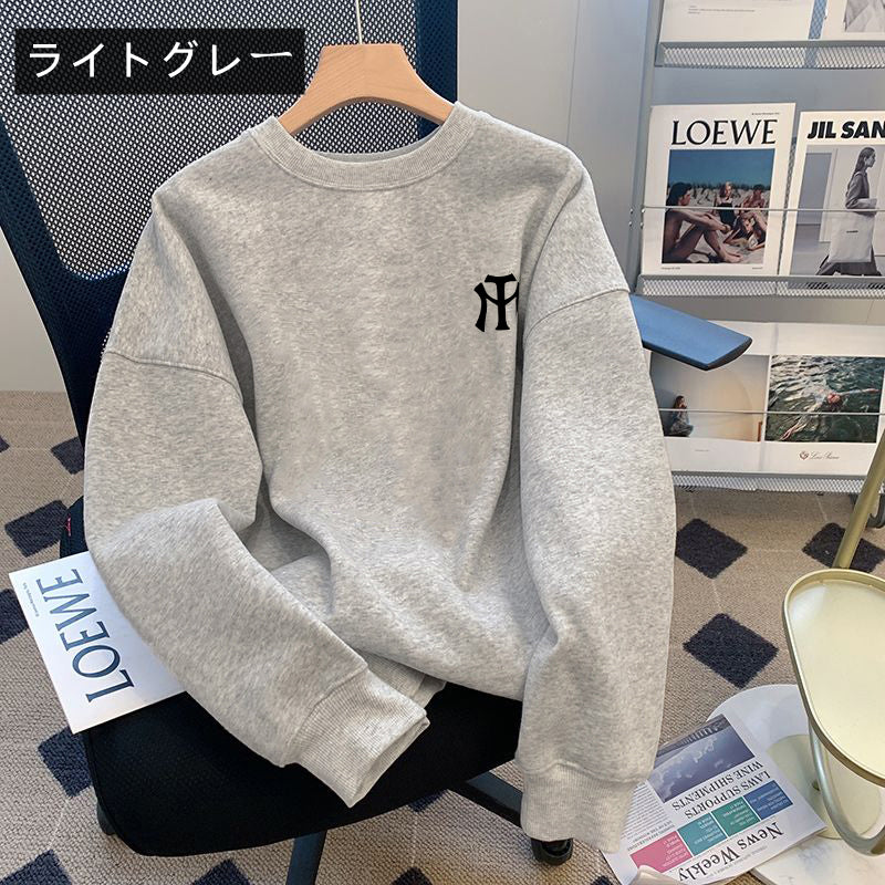 【tops】ラウンドネック薄手パーカーG23428