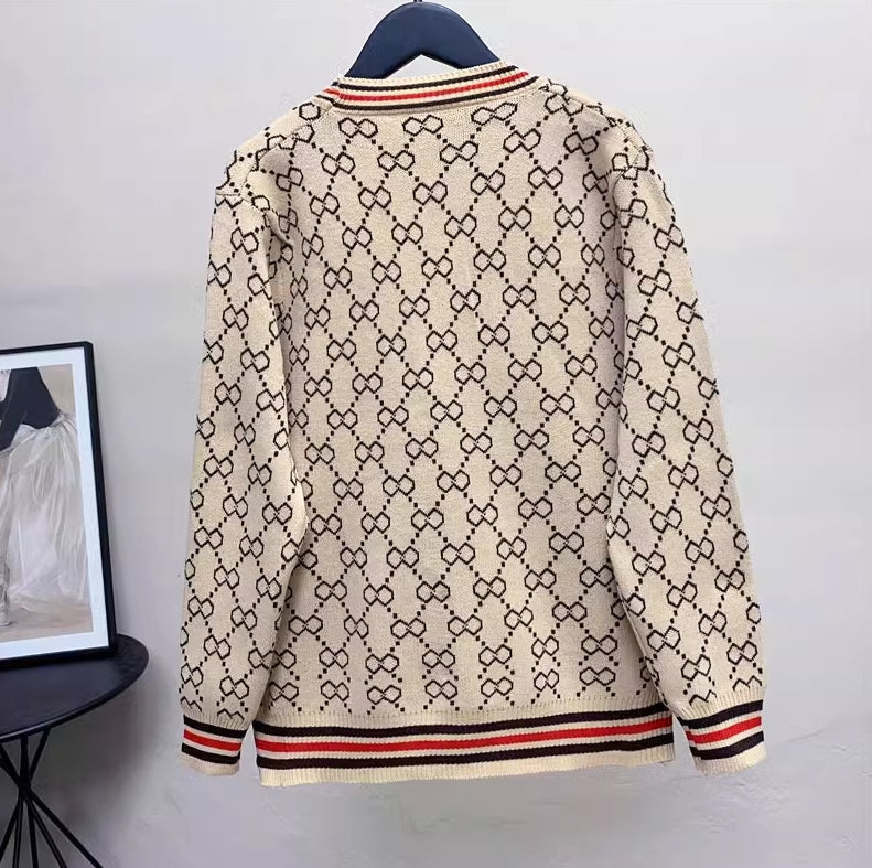 【outer】レトロニットカーディガンG23430