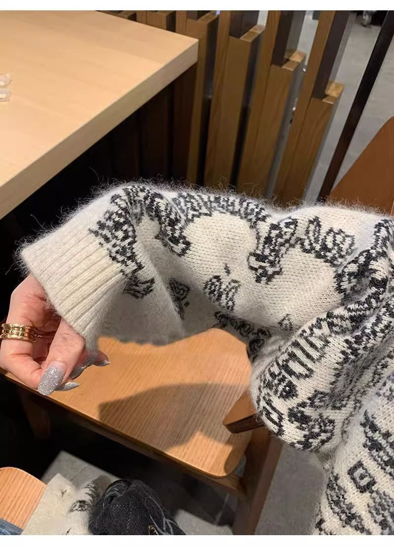 【outer】ゆったりニットカーディガンG23435