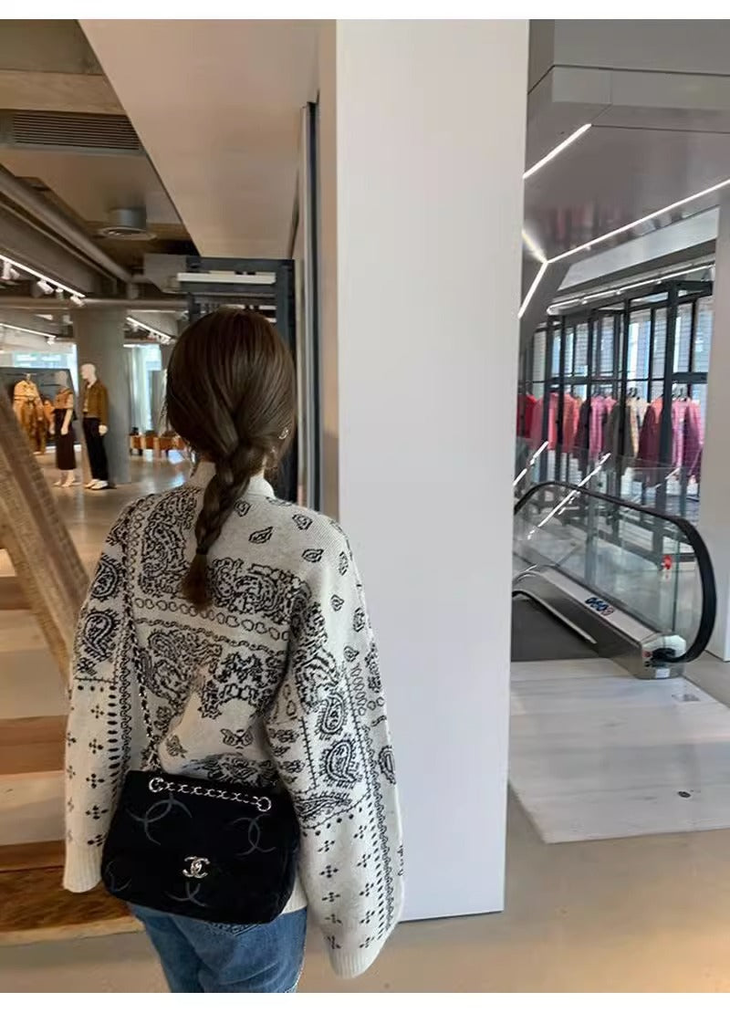 【outer】ゆったりニットカーディガンG23435