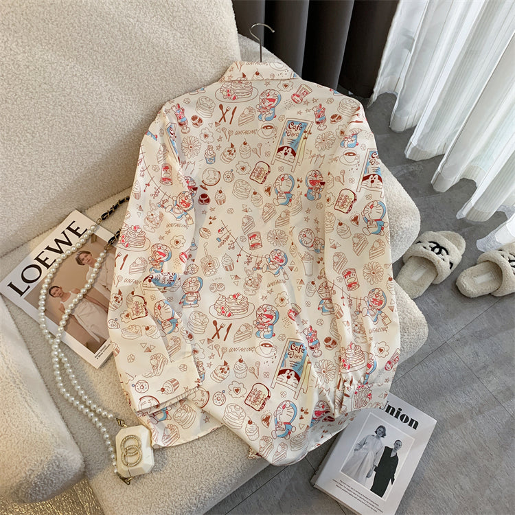 【tops】キャラクター長袖シャツG23436