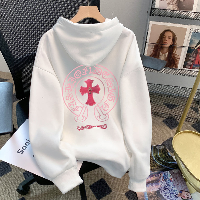 【tops】ゆったり春秋フード付きパーカーG23449