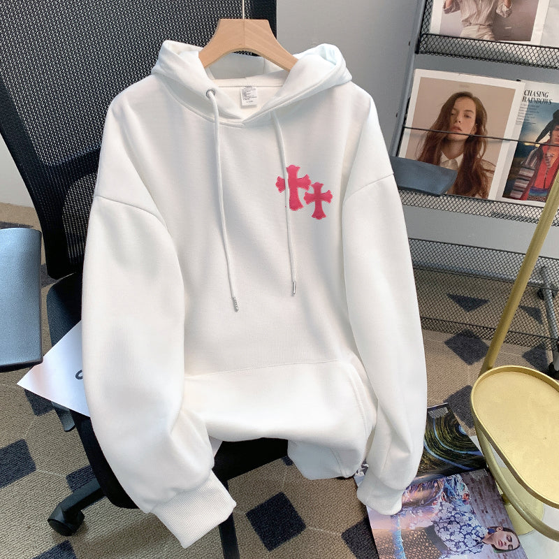 【tops】ゆったり春秋フード付きパーカーG23449