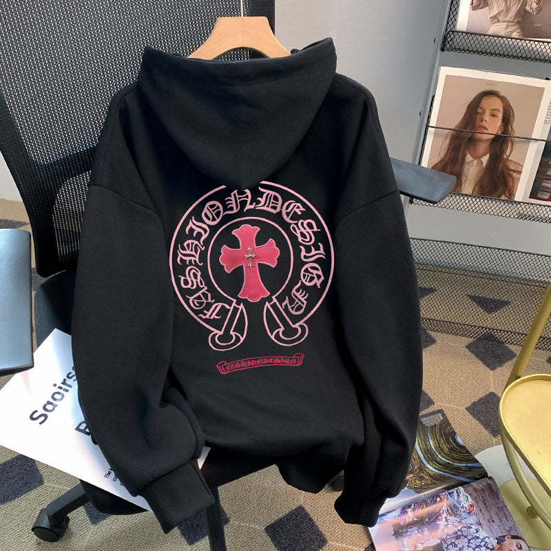 【tops】ゆったり春秋フード付きパーカーG23449