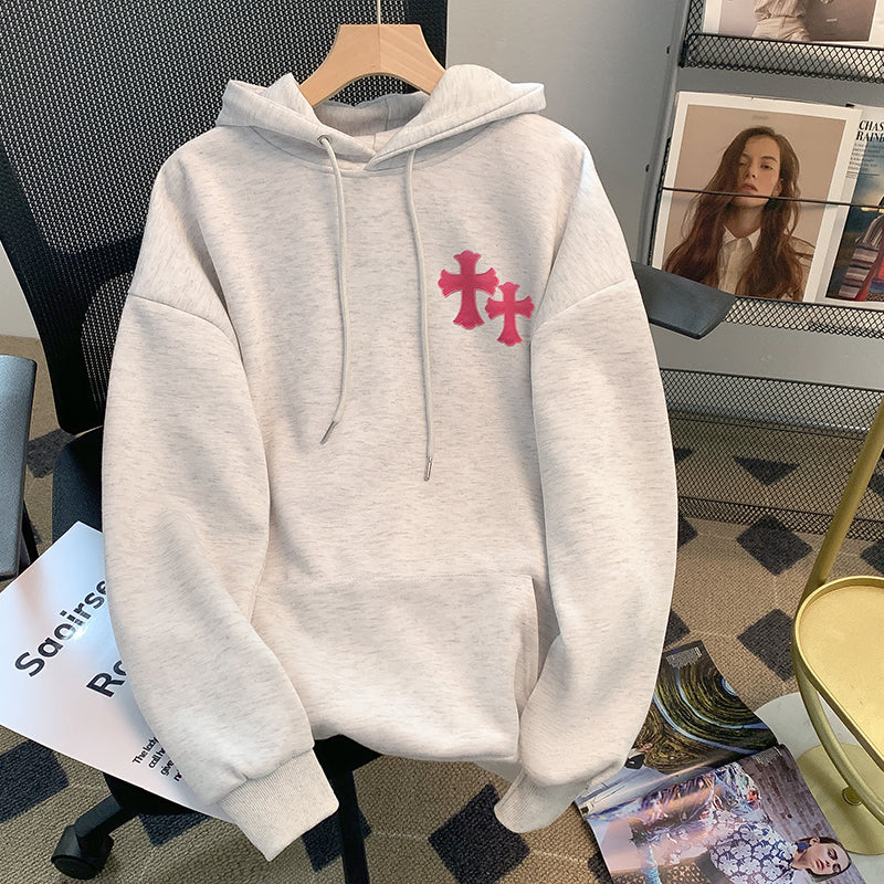 【tops】ゆったり春秋フード付きパーカーG23449