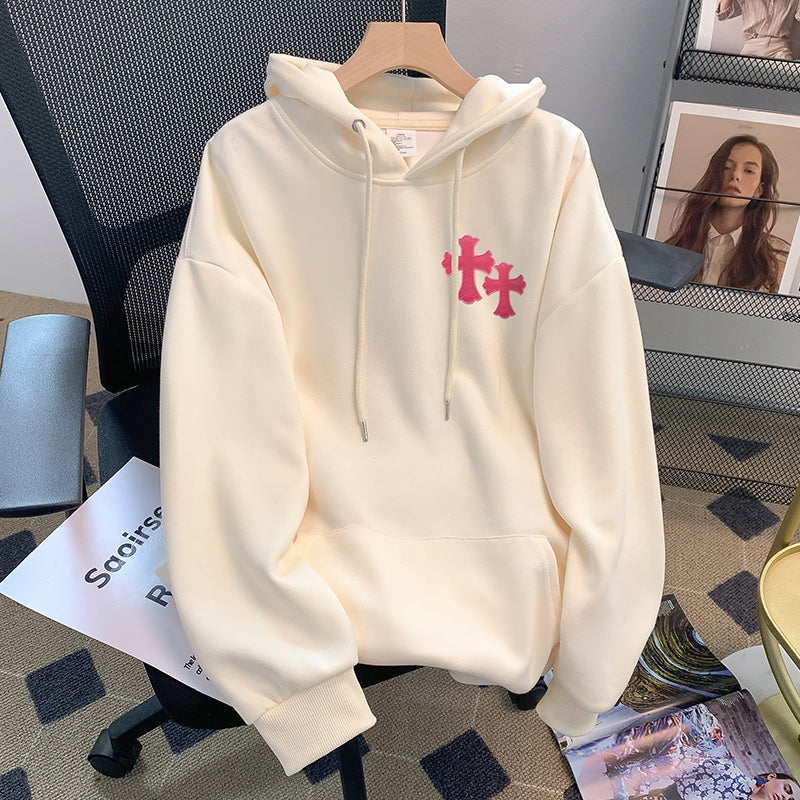 【tops】ゆったり春秋フード付きパーカーG23449