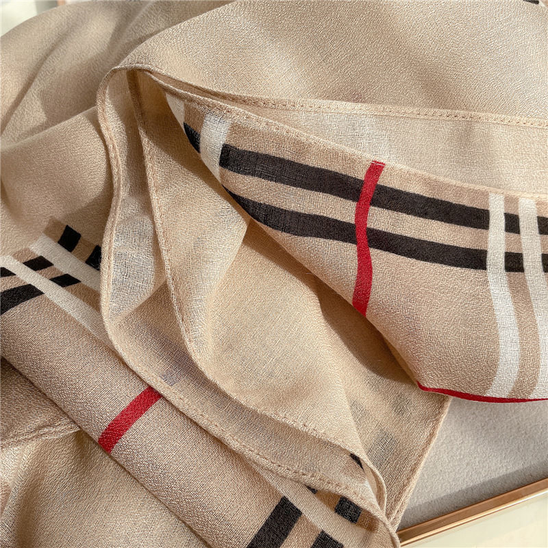 【小物】春秋配色スカーフG23480