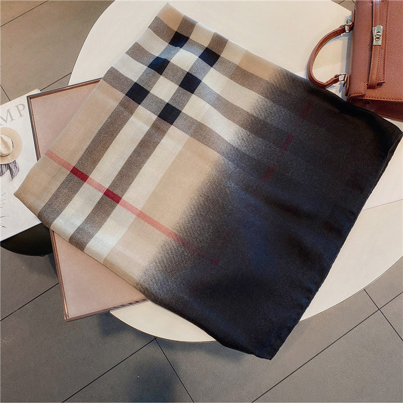 【小物】春秋グラデーションスカーフG23482