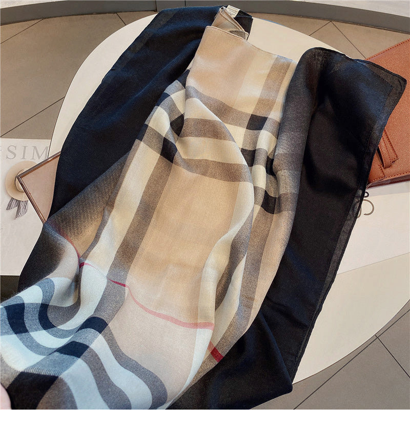 【小物】春秋グラデーションスカーフG23482