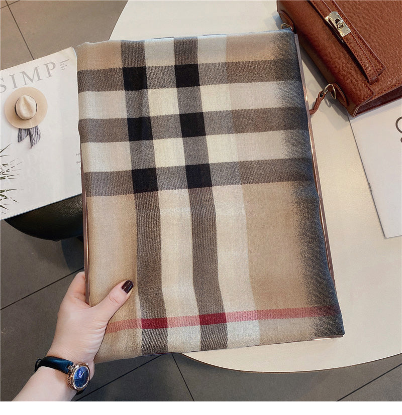 【小物】春秋グラデーションスカーフG23482