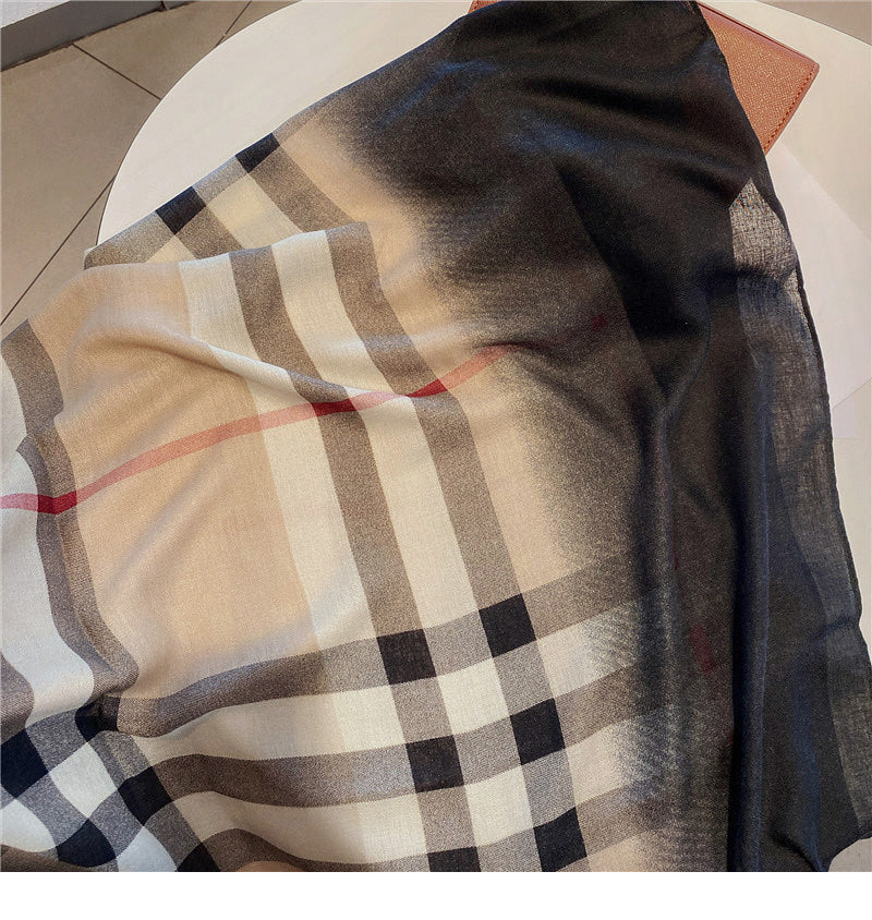 【小物】春秋グラデーションスカーフG23482