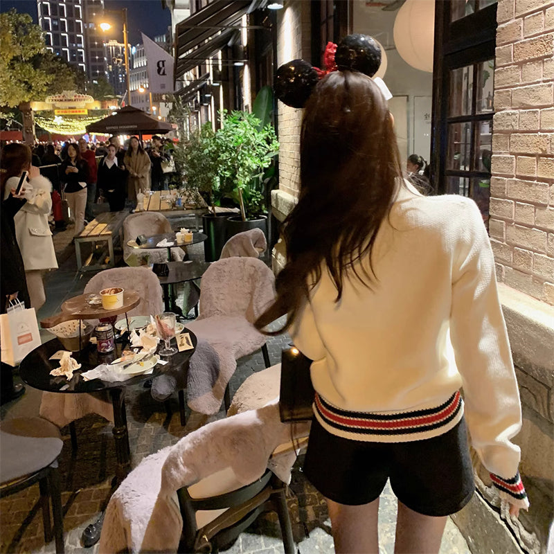 【tops】POLOネックニットトップスG23485